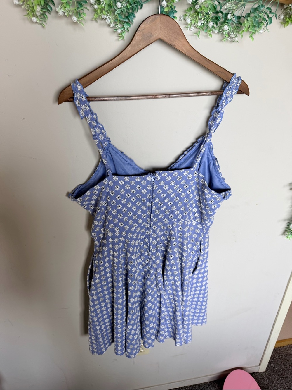 Altar’d State Embroidered Floral Mini Sundress Blue | XL - Picture 8 of 8